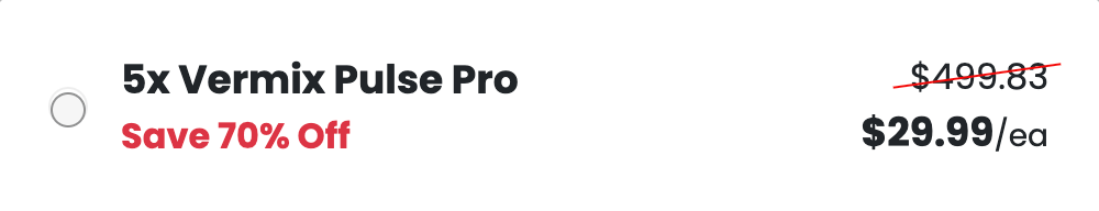 Vermix Pulse Pro 5-Pack for Large Homes with 70% Discount