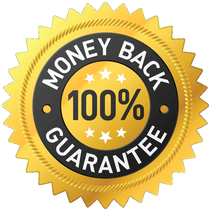 Vermix Pulse Pro 90-Day 100% No-Risk Money Back Guarantee official seal